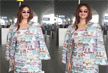 Keerthy flips airport fashion rulebook with her bold printed slip dress and blazer avatar